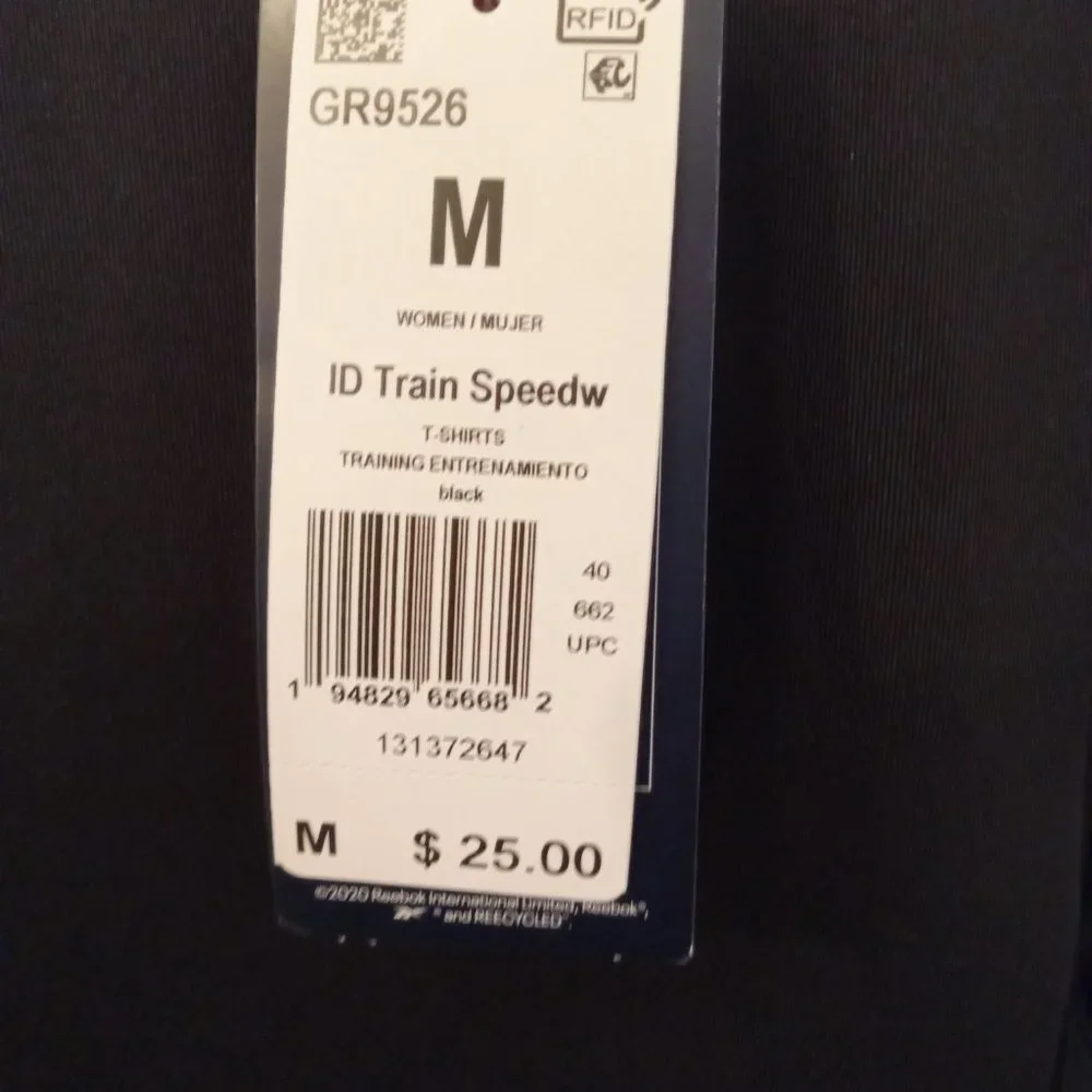 *3 FOR $13* Reebok black tshirt - Picture 4 of 6